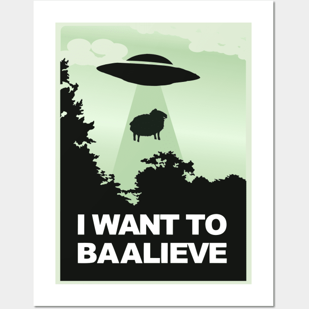 I want to believe Wall Art by Agras